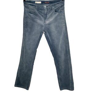 Anthropologie Pilcro Corduroy Pants Women 34x28 Distressed Look Slate Blue READ